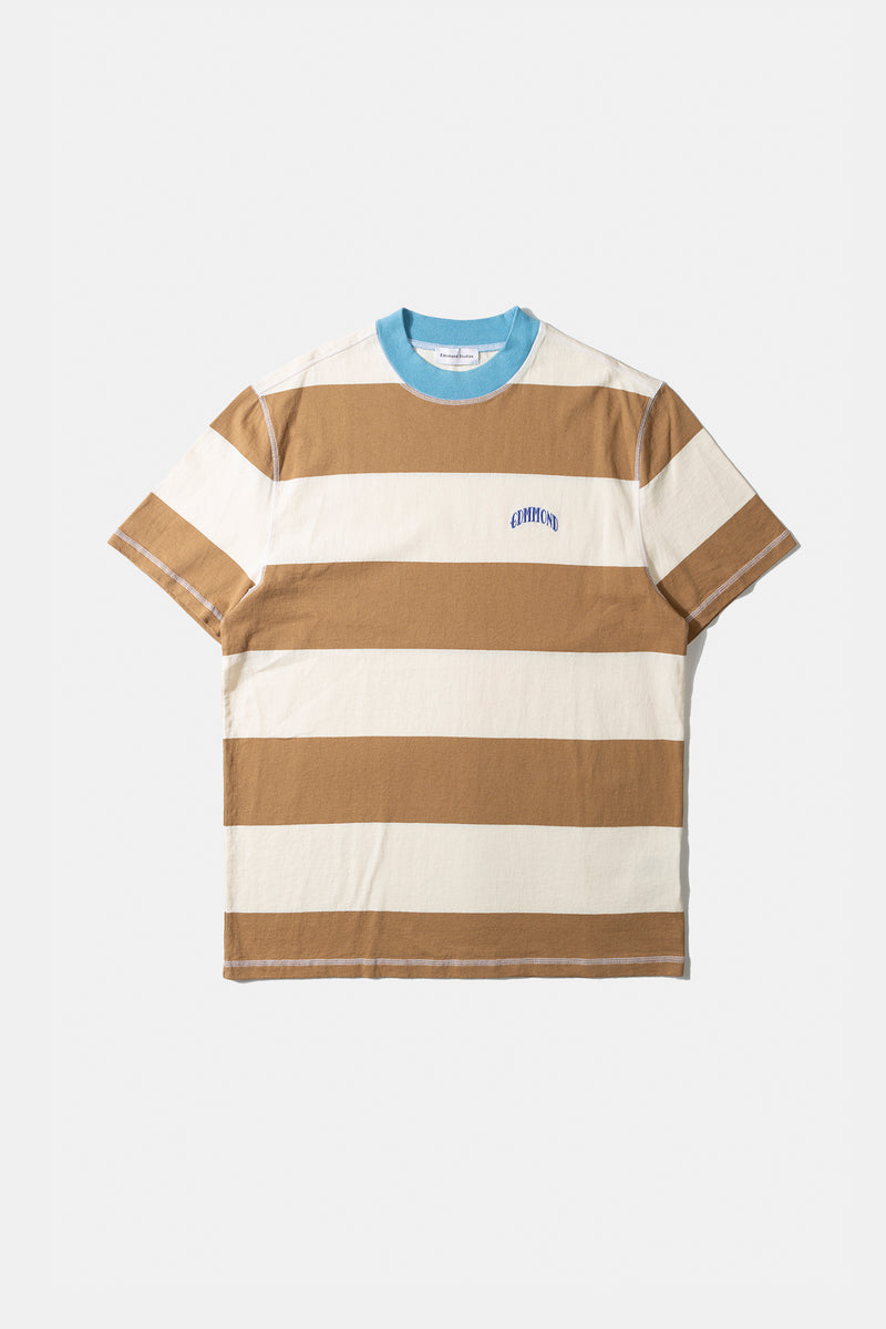 STRIPED TOP BROWN