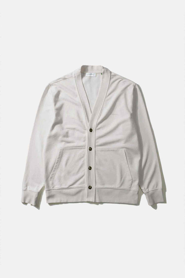 MINI LOGO CARDIGAN GREY MELANGE