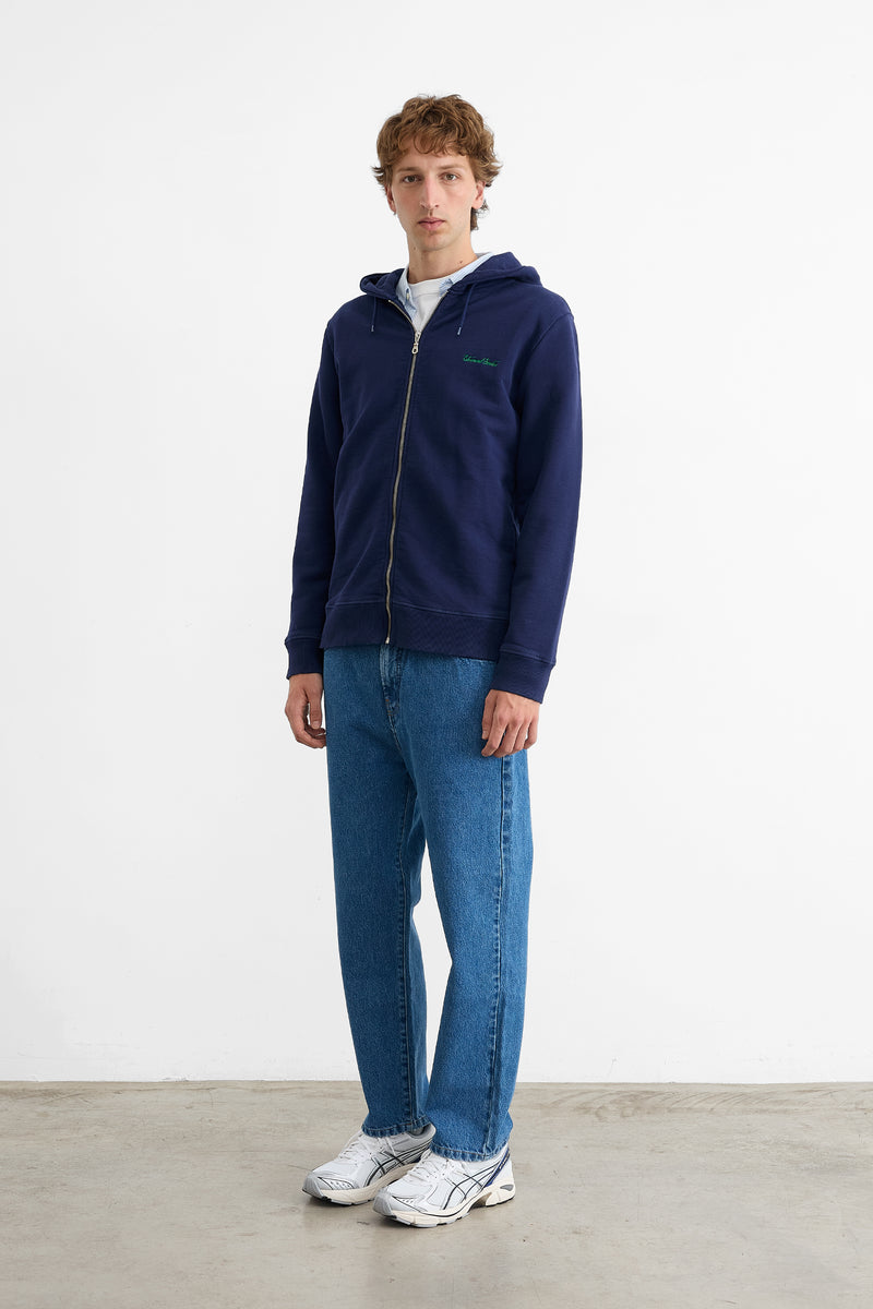 LYLES ZIP HOODIE NAVY