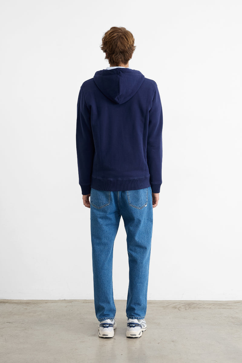 LYLES ZIP HOODIE NAVY