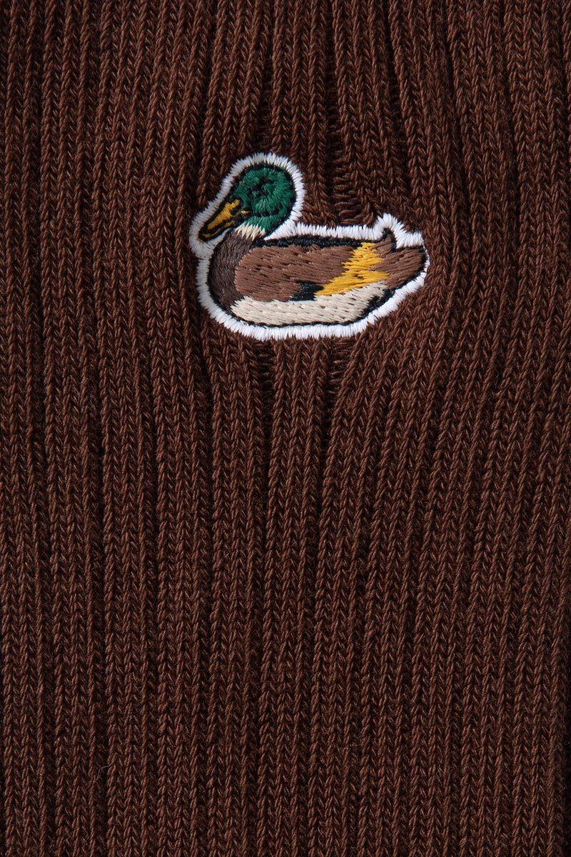 DUCK SOCKS CHOCOLATE