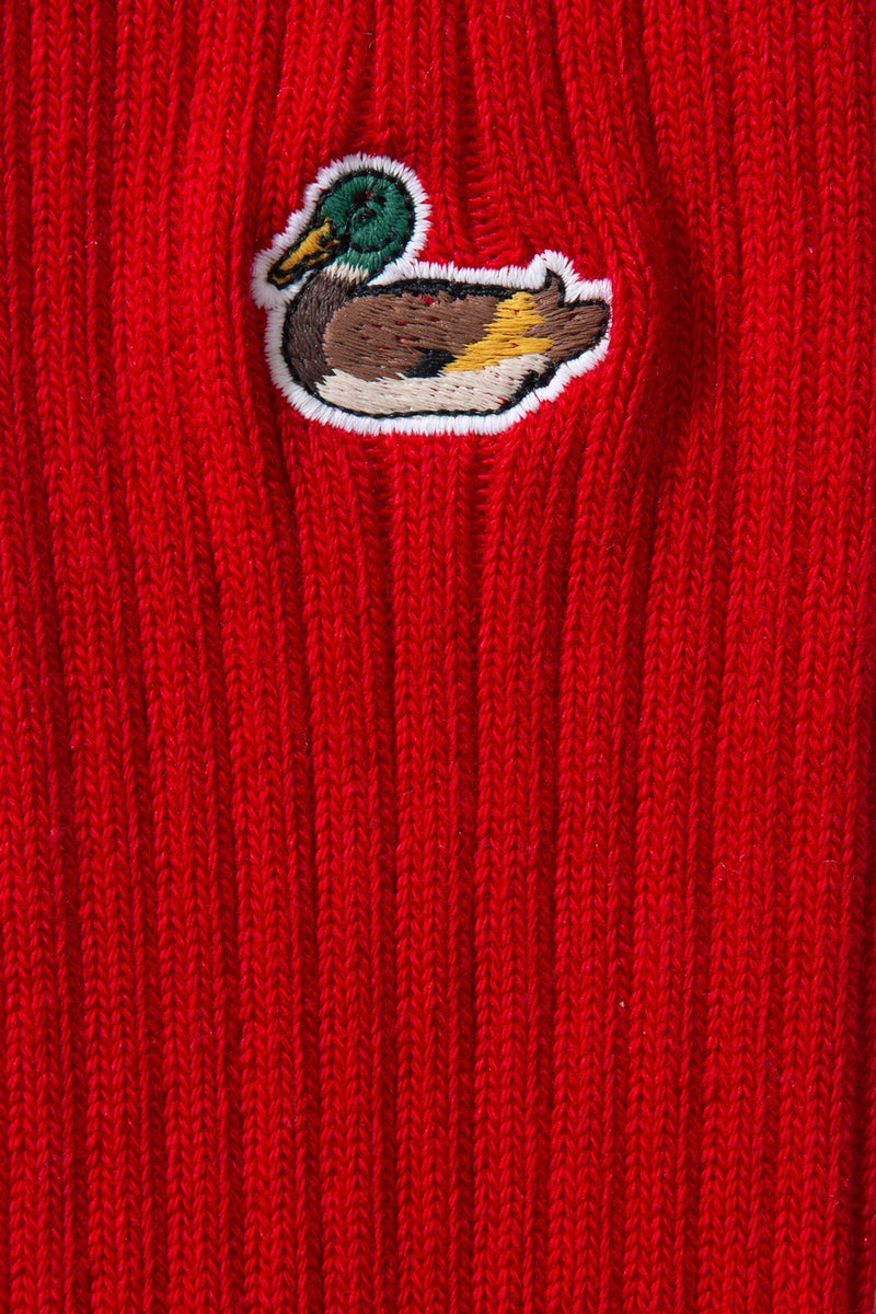 DUCK SOCKS RED