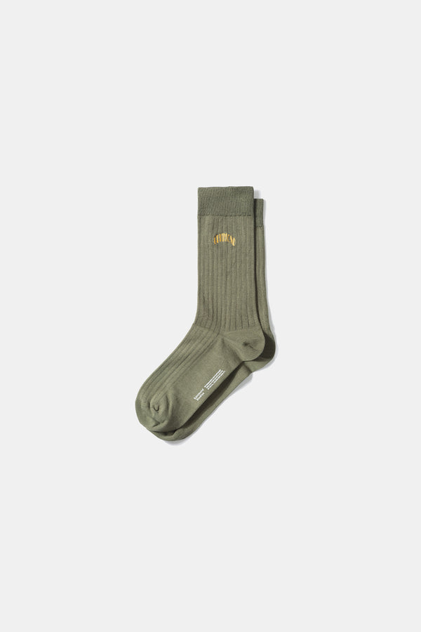 EDMMOND CORE LOGO SOCKS KHAKI