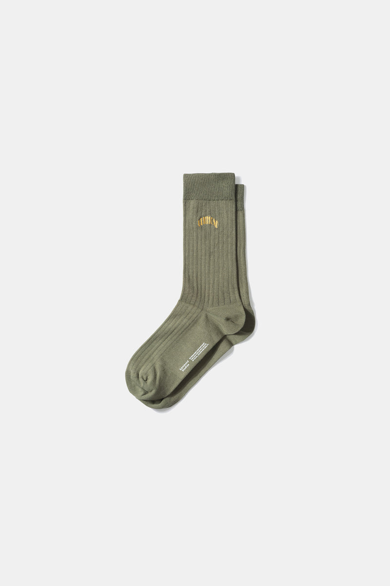 EDMMOND CORE LOGO SOCKS KHAKI