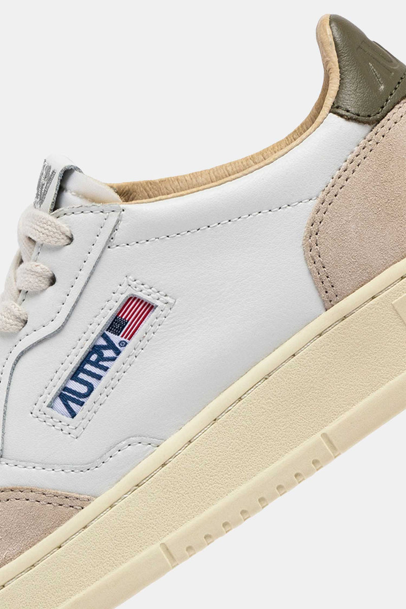 AUTRY MEDALIST LOW WHT/CVRT GR