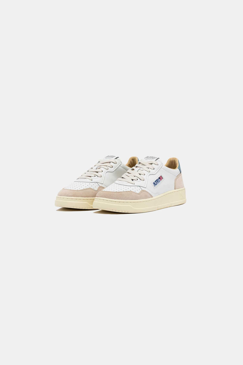 AUTRY MEDALIST LOW WHT/SLVBLUE