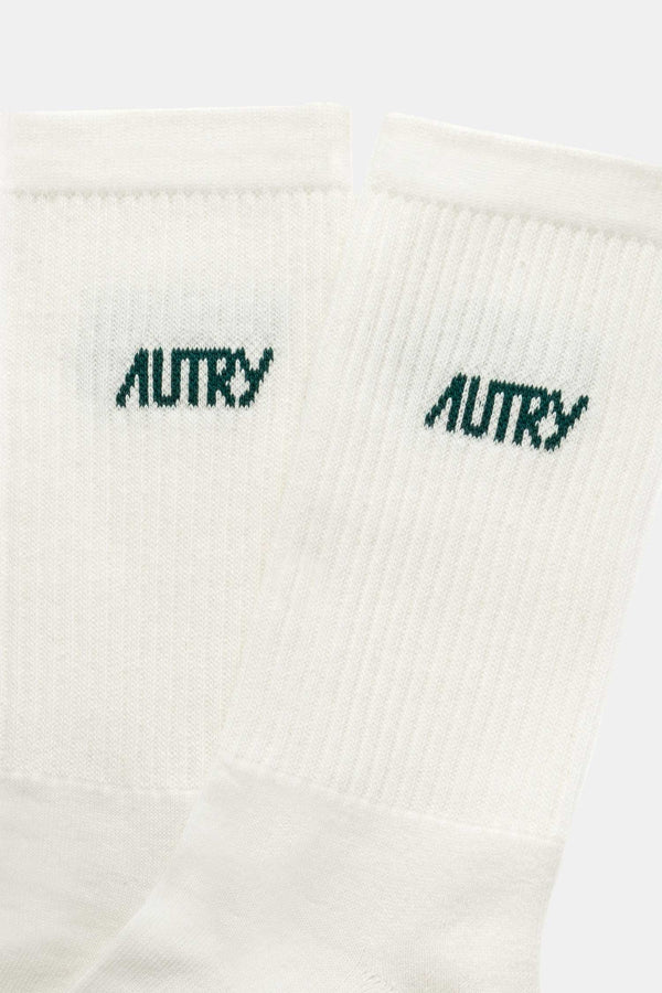 AUTRY SOCKS STARS CREAM/GRN