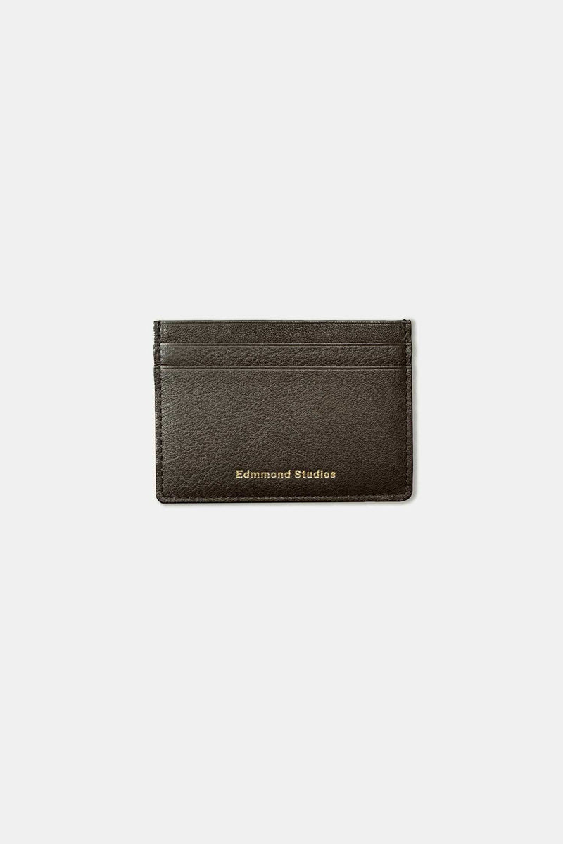 FOLD CARD HOLDER DK GREY