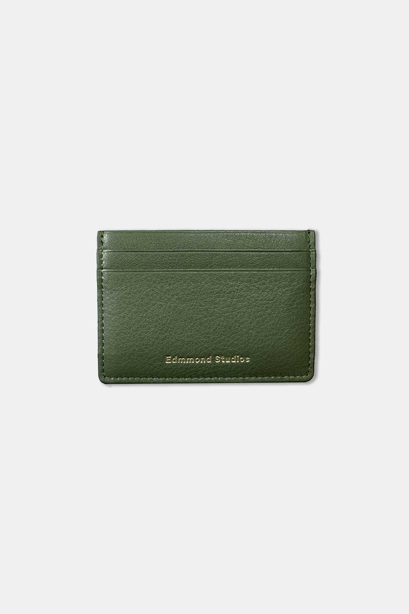 FOLD CARD HOLDER DK GREEN