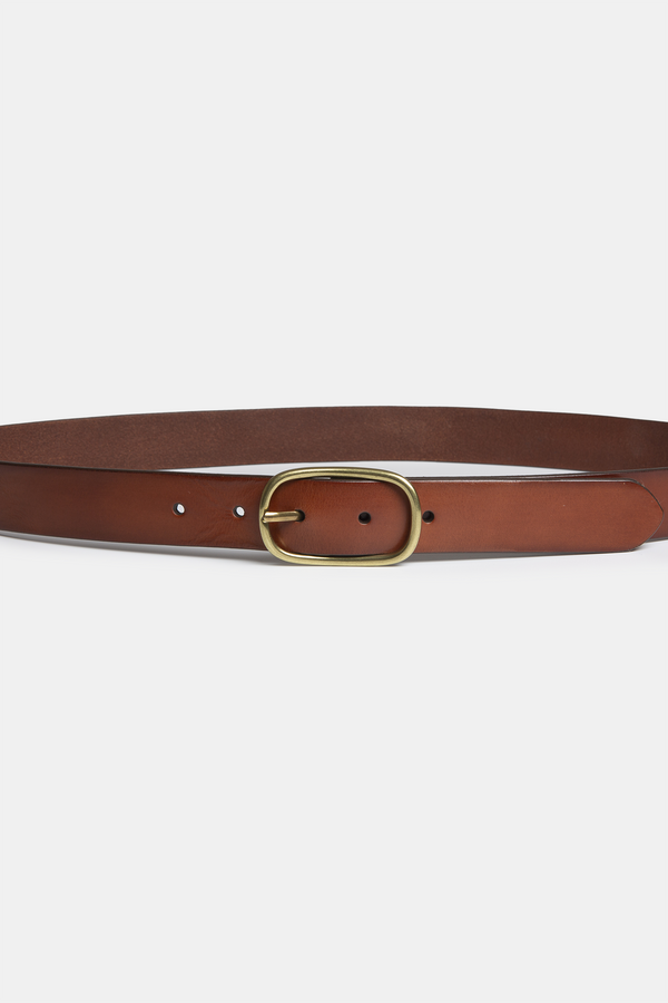 NEW RAW BELT BROWN