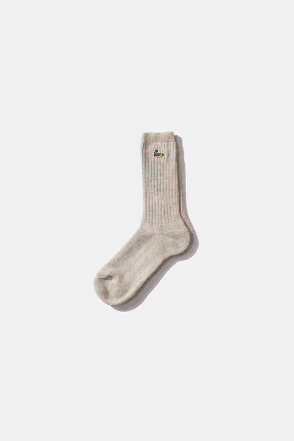 DUCK SOCKS LIGHT GREY MELANGE