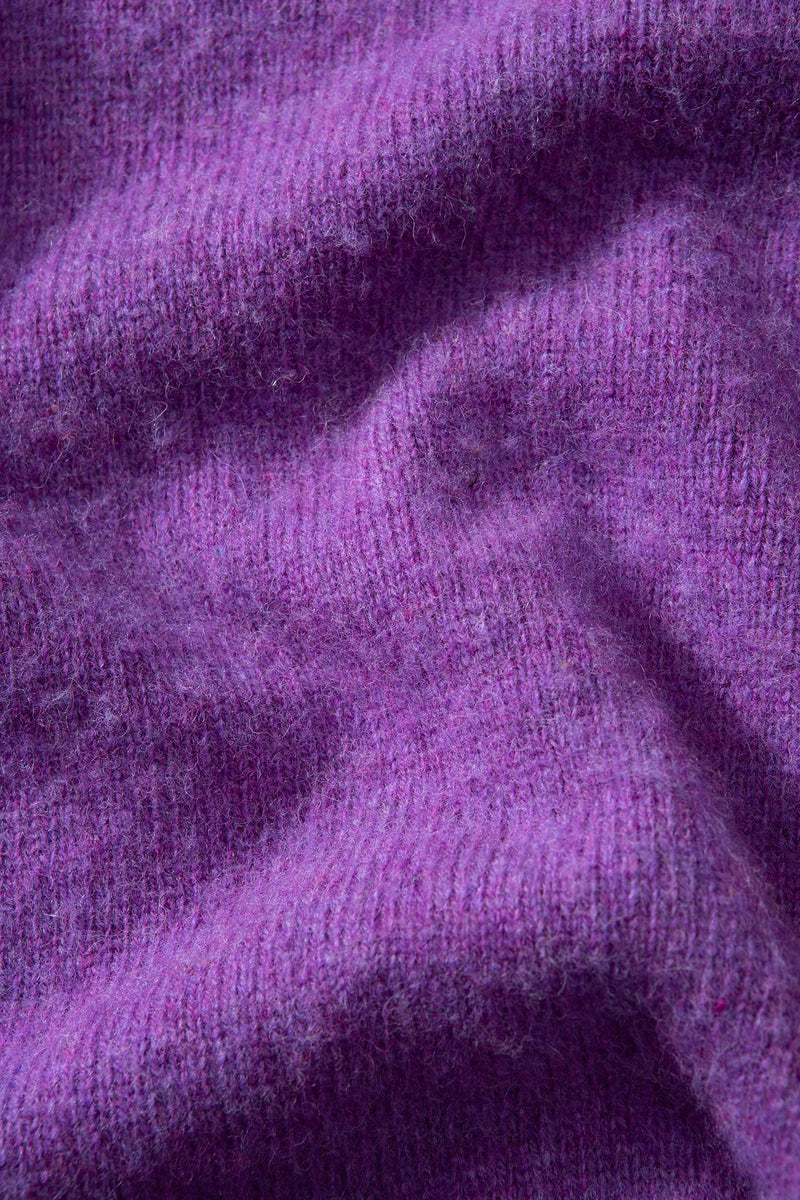 SHETLAND SWEATER PLUM