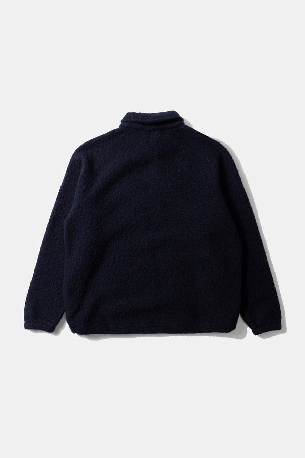 UNCONVETIONAL ZIP POLO NAVY
