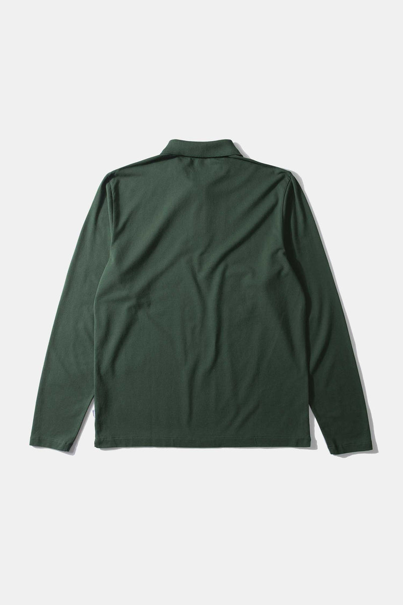 WILSON POLO LS DK GREEN