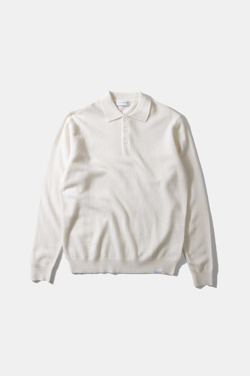 WOOL POLO OFF WHITE