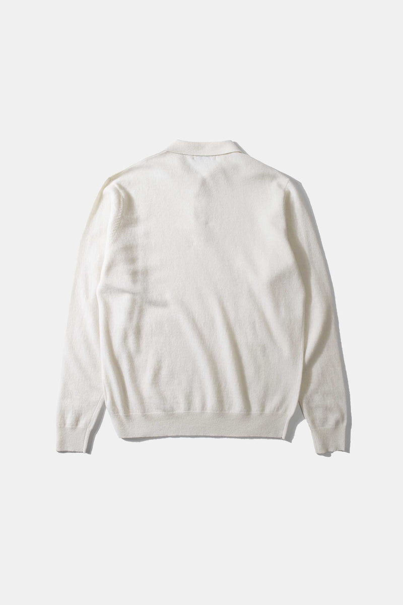 WOOL POLO OFF WHITE