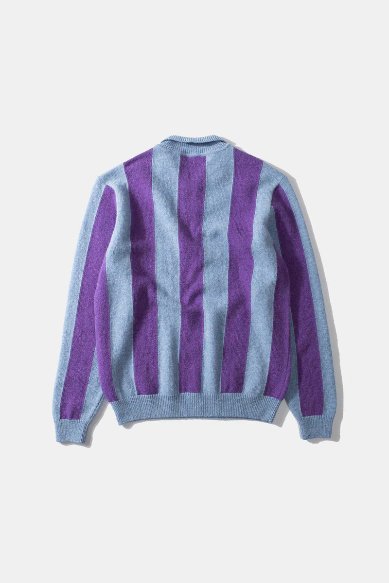 ZIPPED ATLAS SWEATER PLUM