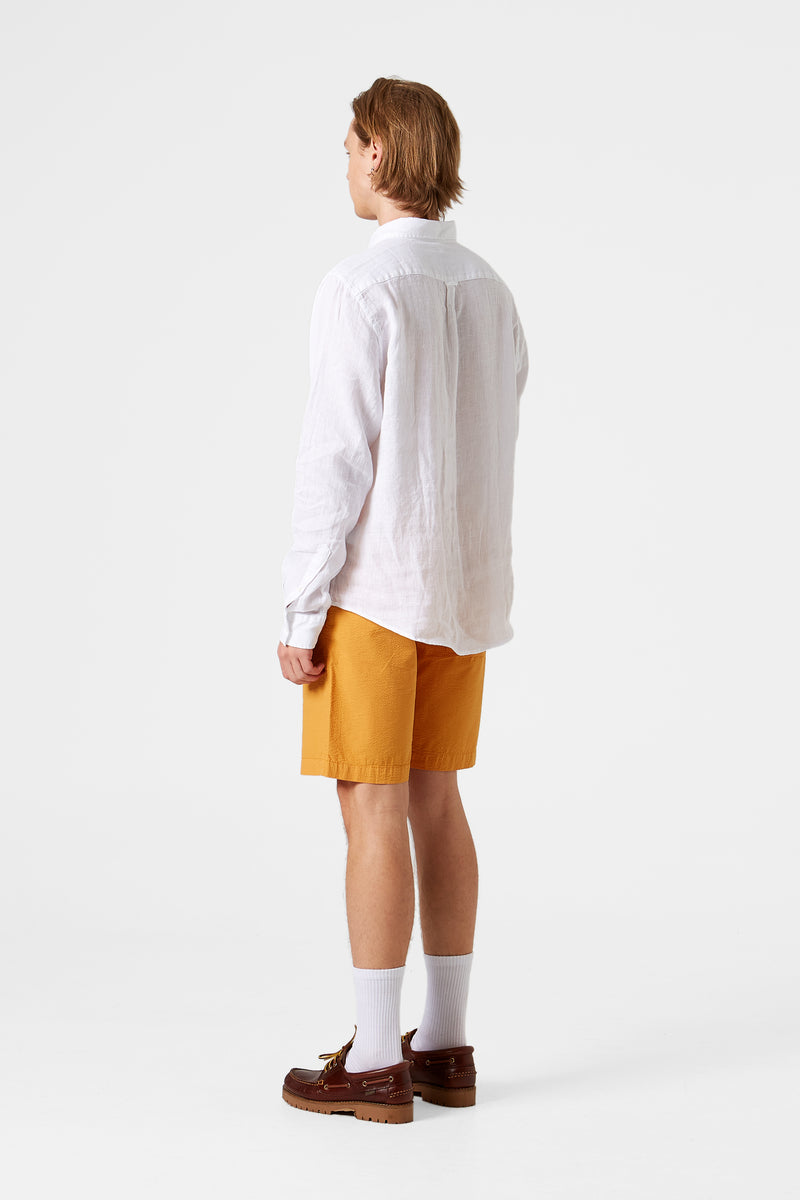 LINEN SHIRT PLAIN WHITE