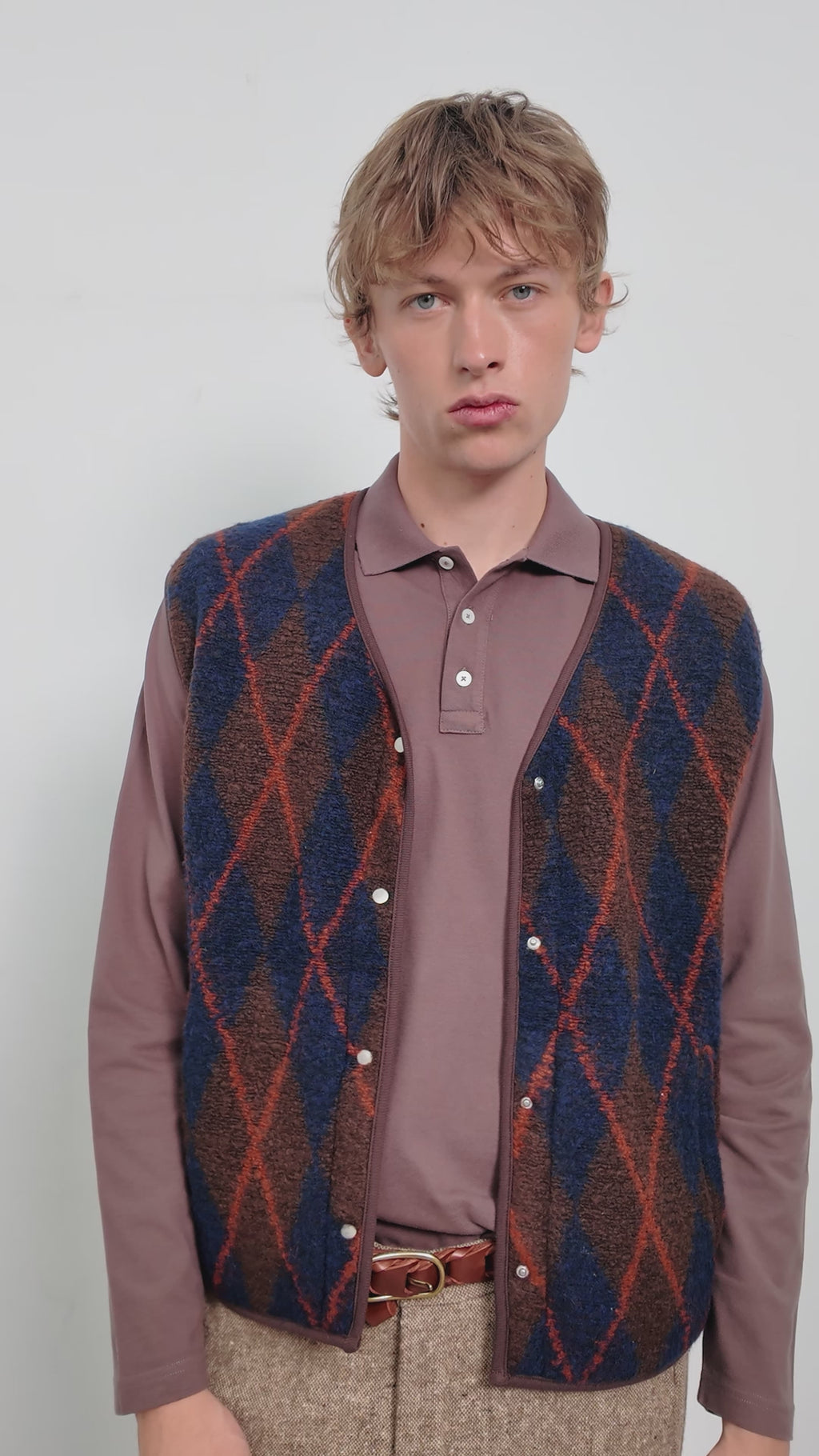 ATELIER VEST BROWN