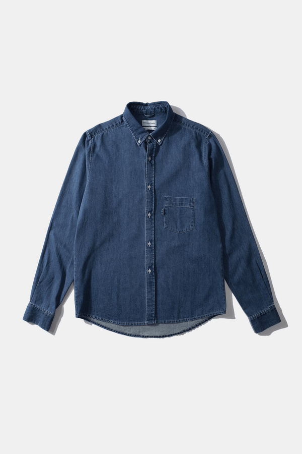 DAY SHIRT DENIM PLAIN STONEWASH
