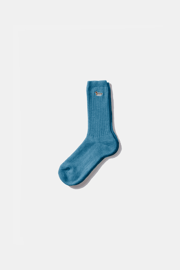 DUCK SOCKS PLAIN AQUA