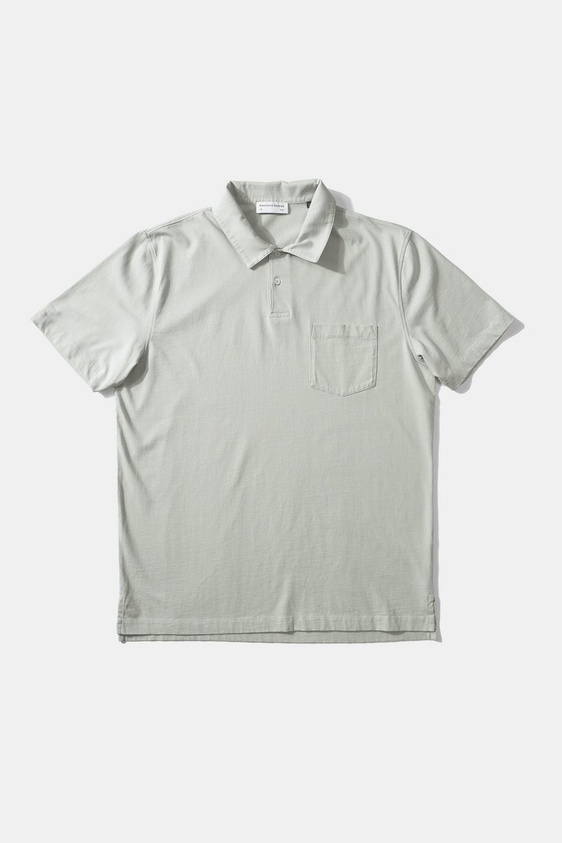 JERSEY POLO PLAIN SAGE
