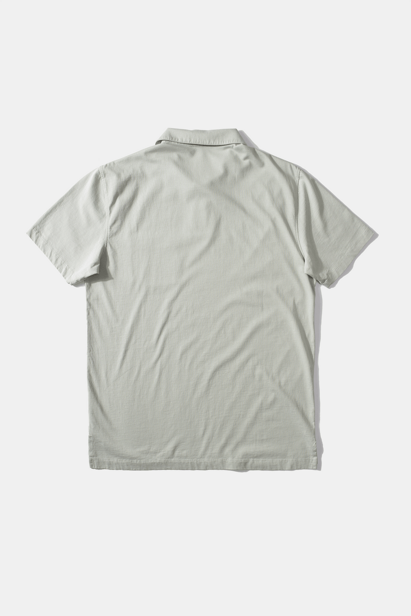 JERSEY POLO PLAIN SAGE