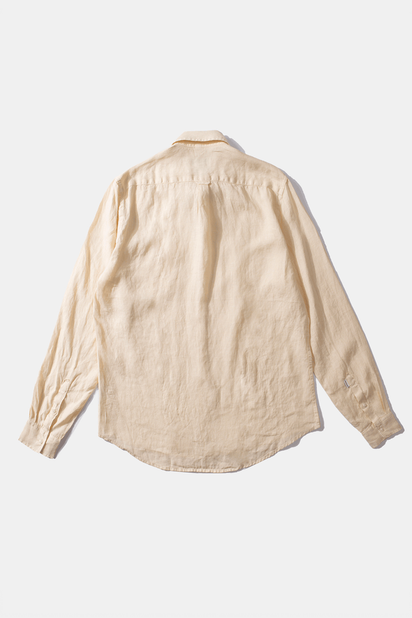 LINEN SHIRT PLAIN BEIGE