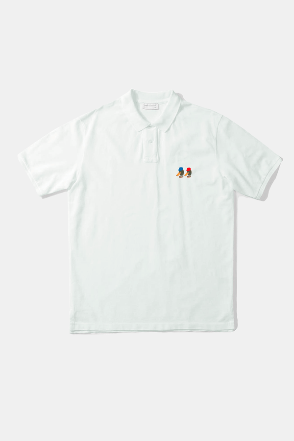 SPECIAL DUCK POLO PLAIN WHITE