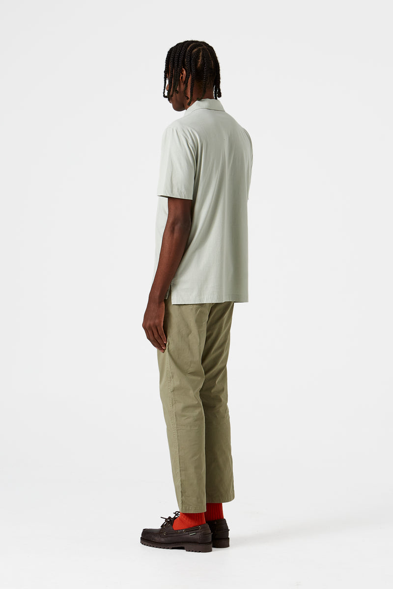 JERSEY POLO PLAIN SAGE